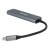 USB-C elosztó-HUB, HDMI+USB-C+2xUSB 3.0, PD, AVAX "HB611 Connect+", fekete